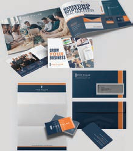 Print and packaging collateral for a branded campaign